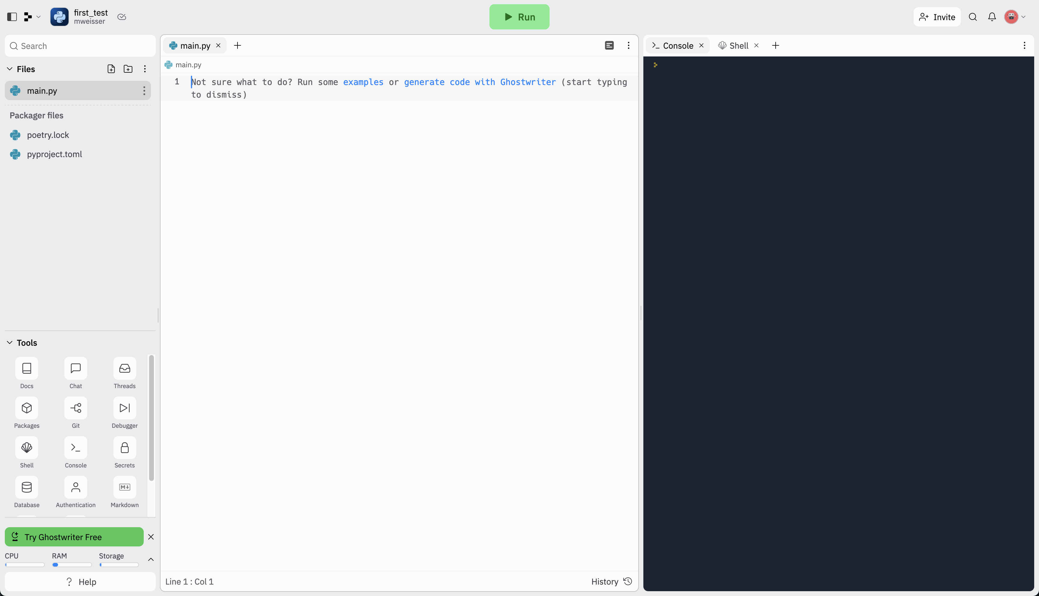 Dossier TGAE dans Repl
